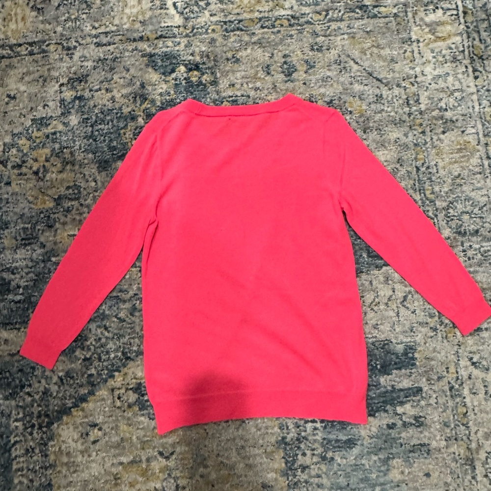 J. Crew Vibrant Pink Crew Neck Sweater - Picture 4 of 6